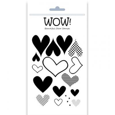 WOW! Clear Stamps - Layered Hearts